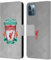 Head Case Designs Offizielle Liverpool Football Club Weiss Geometrisch 1 Crest 1 Leder-Wallet-Hülle Kompatibel mit Apple iPhone 12 / iPhone 12 Pro