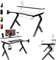 huzaro Hero 5.0 White | Gaming Tisch Schreibtisch Computertisch Bürotisch | 120x60 cm | Monitorständer | Kopfhörerhaken Getränkehalter | Zwei Kabeldurchführung | Carbon Tischplatte | Gamer | Weiß