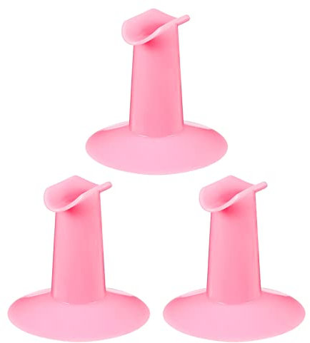 Milisten 3pcs Plastic Nail Art Finger Rest Stand Toe Separators for Painting Salon Diy Finger