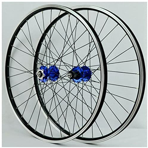 VPPV V-Bremse MTB Fahrradräder 26/27,5/29 Zoll, Doppelwandig Aluminiumlegierung Hybrid-/Bergfelge Laufradsatz 32 Löcher für 7/8/9/10/11 Speed (Size : 26 INCH)