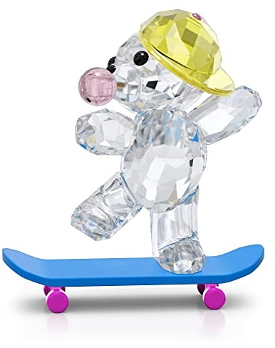 Swarovski Ourson Kris Ours sur son skate