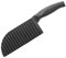 Crinkle Cutter en Acier Inoxydable, Outil de Coupe de Couteau à Chips de Pommes de Terre Ondulé pour Fruits et Légumes (Lame Noire)