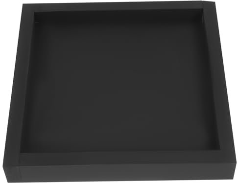 DOITOOL Plant Saucer Square Plant Drip Trays Flower Pot Saucers Succulent Cactus Planter Pot Water Trays Potted Base for Indoors Outdoor Plants Black