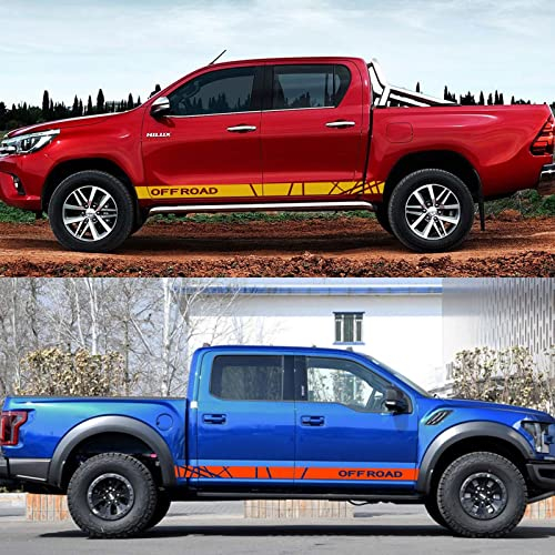 JEZOE 4X4 Auto-Aufkleber, Tuning, für Ford Ranger Dodge Isuzu DMA Nissan NAVARA Toyota Hilux Mitsubishi L200 Offroad-Autozubehör