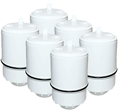 Nispira RF3375 kompatibler Wasserfilter Ersatz für alle PUR Wasserhahn-Filtersysteme | entfernt Chlor, Blei, Geruch, Farbe | 3-Monate-Filtration | 6 Stück