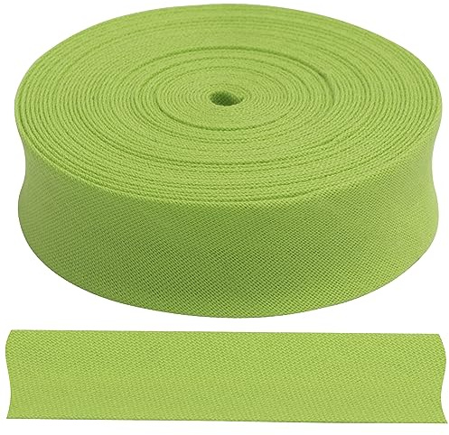 AERZETIX - C68022 - Dekoratives Schrägband 4.5 Meter x 18 mm - Farbe grün - aus Polyester/Baumwolle
