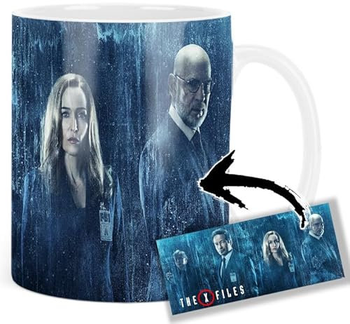 The X-Files David Duchovny Gillian Anderson Mulder Scully Tasse Keramikbecher Mug