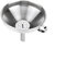 TREGOO Trichter Kitchen Accessory with Filter for Liquid Oil Easy Clean Wide Mouth Stainless Steel Funnel Transferring Removable Cooking Tools