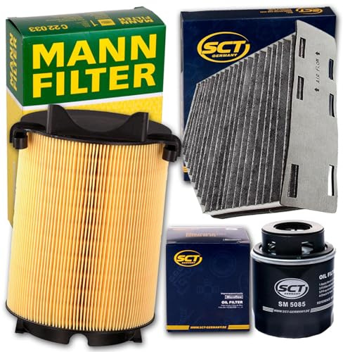 Filterset Inspektionspaket | SM5085,(W712/93)+C14130+SAK166 für 1.2 1.4 Tsi Tfsi A3 Passat Golf 6