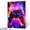 Dazzle Game Controller, Malen nach Zahlen für Erwachsene, Anfänger, Graffiti-Kunstbild, Ölgemälde-Set auf Leinwand mit Pinseln, Acrylpigment, digitale Malerei für Zuhause, Wanddekoration, 40,6 x 50,8