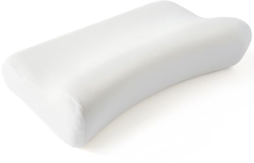 SISSEL® Compact Pillow Kissen | Orthopädisches Nackenkissen | Viskoelastischer Schaumstoff | Ergonomisch, reiseoptimiert & schwedische Qualität | Waschbarer Velours-Bezug | Ideal für Therapie & Reisen