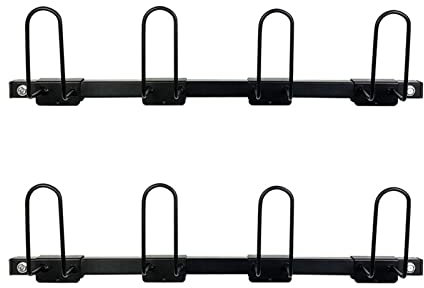 Boxing Glove Storage Rack Wall Mount, 2-Pcs Set - Organize And Dry 4 Pairs Of Gloves, Garage Organizer For Boxing Gloves