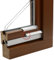 Wetterschenkel Aluminium Holzfenster Regenschutz Alu Fenster Profil Y Abdeckung (Weiß RAL 9016, 130 cm)
