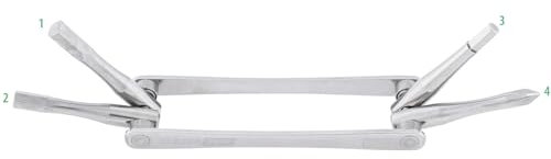 CONTEC Multifunktion Fold 4 Tfr 4 Funktionen Silber, 03709888