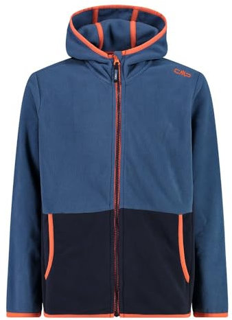 CMP - Kid Jacket Fix Hood, Bluestone, 164