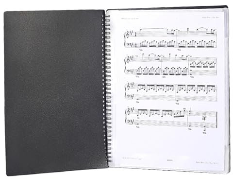 Classeur pour partitions d'orchestre - Organiseur de feuilles de musique - Porte-partitions pour artistes, organisateur de fichiers de notes, affichage de partitions, classeur de partitions A4,