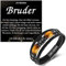 PDTU Bruder Geschenk von Schwester Bruder, Lederarmband mit Gravur Ich Liebe Dich Geschenk für Meinen Bruder, Großer Kleiner Bruder Geschenke zum Geburtstag Abschluss Einschulung Weihnachten