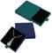 BOHUIZ 2 Stück Schmuck Box, Schmuckschachtel Schmuckdose Schmuckaufbewahrung Schmuckbox Klein für Armbänder, Ringe, Ketten, Ohrringe, Schmuck Geschenk (Dunkelgrün + Dunkelblau)