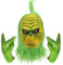 SINSEN Christmas Giant Green Monster Mask with Furry Gloves Full Head Latex Mask Christmas Plush Gloves Christmas Halloween Carnival Cosplay Costume Props for Adults Kids
