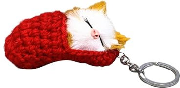 Porte-clés à breloques Cadeaux de motivation Courage Cadeau d'Encouragement Cadeau pour Girlfriend Boyfriend Colleague Birt Peluche Amour Porte-clés Lapin en Peluche Porte-clés Personnalisé, rouge, M
