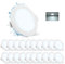 Gr4tec LED Einbaustrahler IP65, LED Spots 230V 68mm 5W 6500K Kaltweiß 400LM, Spots Deckenleuchte Flach 35mm, Deckenspots Weiss, Einbauspots Einbauleuchten für das Bad Küche Wohnzimmer, 20er Set