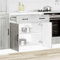 Myheimly Küchenschrank Küchenzeile,Küchenmöbel Einbauküche Schrank,Holzwerkstoff Schrank,Grau Sonoma,Kitchen Cabinet,80 x 46 x 81.5 cm