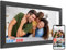 Digitaler Bilderrahmen 15,6 Zoll, 2K FHD IPS Elektronischer Fotorahmen Groß Touchscreen WLAN. 20.000 Fotos(32GB) Frameo Digital Photo Frame, Teilen von Bildern/Musik/Videos, Schwarz
