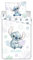 Jerry Fabrics Stitch Angel Ohana Bettwäsche | Wende-Bettbezug 140 x 200 cm und großer Kissenbezug 70 x 90 cm | 100 % Baumwolle, Weiß