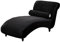 Samt-Tasche mit Chaiselongue Stretch-Universal Sofabezug, Möbelschützer, Farbe schwarz, ideal für den Innenbereich Schlafzimmer oder Wohnzimmer