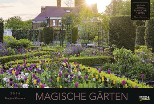 Magische Gärten - Kalender 2026 - Panorama-Format - Korsch-Verlag - Fotokalender - Fotokunst - 58 cm x 39 cm
