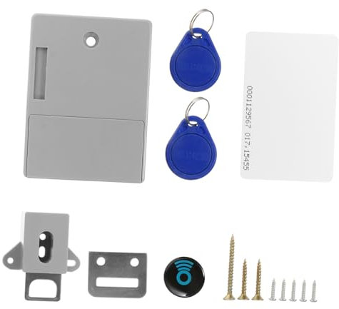 Mipcase Serratura Rfid Invisibile per Armadio Serratura Smart Senza Batteria Installazione Facile Sicurezza e Ufficio