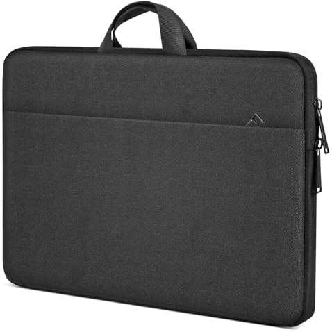 Housse rembourrée avec poignée pour ordinateur portable Dell Alienware 18 Area-51 / m18 / m18 R2, ASUS ROG Scar 18 2025 2024 / Strix G18, Predator Helios 18/Neo 18 - Noir