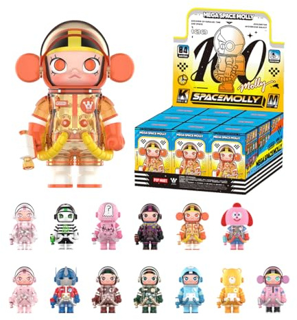 POP MART MEGA Space Molly 100% Series 4 Figures Anime Actionfiguren Sammelfiguren Sammler Kunstspielzeug Spielzeug Figuren Geschenk Whole Set