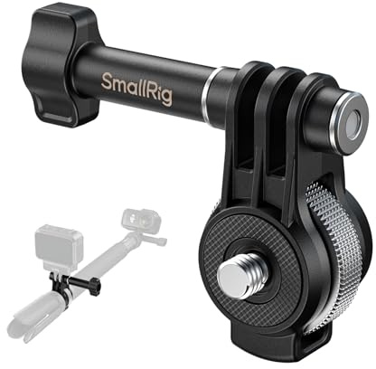 SMALLRIG Selfie Stick Adapter for DJI Osmo Nano/for Insta360 Go 3/ 3s, with 1/4-20 Screws for Selfie Stick Tripod - 5762