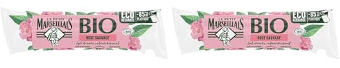 Le Petit Marseillais Gel douche rafraîchissant rose sauvage - La recharge de 250 ml (Lot de 2)