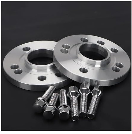 Spurverbreiterungen Für Peugeot 206/307/308/3008/407/408/508/4008 2 Stück 15/20mm Spurverbreiterungen Dichtung PCD 4x108/5x108 CB 65,1 Spacer Autos Spürverbreiterungsa(2PCS 12mm Silver)