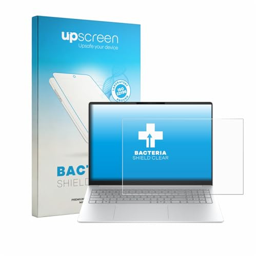 upscreen Antibakterielle Schutzfolie für HP OmniBook 3 16 16-bw0750ng Klare Displayschutz-Folie