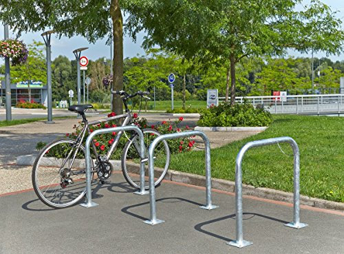 Mottez - Arceau Simple Range vélo à Platine - B883VGA, Gris