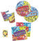 Happy Birthday Disco Partyset für 12 Personen Teller Becher Servietten