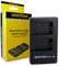 PATONA Dual Charger for NB-13L Battery compatible with Canon PowerShot G1 X, G7 X, G9 X Mark II, LEGRIA VIXIA Mini X
