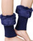 Faux Pelz Bein Wärmer Socken Stiefel Frauen Bein Knit Stiefelsocken Cuff Marineblau