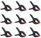 CESFONJER 9 Pcs - Morsetti a molla da 9 cm, nylon Morsetti a molla pesanti, morsetti in mussola di plastica resistente per mussola di fondo, tela, carta, schermo cromato, clip resistente, e altro.