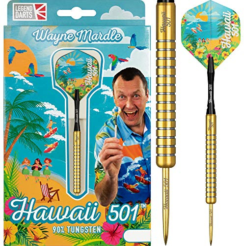 Wayne Mardle Hawaii 501 90% Gold - Steeldarts 26 Gramm