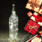Dapo LED-Weihnachts-Dekoration-Stimmungsleuchte VANY Glasflasche mit Lichterkette Tisch-Weihnachts-Hochzeit-Geburtstags-Garten-Party-Dekorations-Leuchte-Lampe (silber - einzeln)