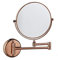 TT Global 8 Pouces Or Rose Miroir Maquillage Mural Double Face 10X Grossissant,Miroir Cosmétique Extension et Pliant Pivotant Idéal pour Rasage et Soin de Peau dans Salle de Bain Spa Hôtel WC Chambre