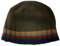 McLaughlin's Irish Shop Handgestrickte Irische Stulp-Strickmütze mit Streifenmustern