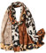 FAIRYGATE Schal Leopardenmuster Damen Halstuch Schals Leo Mädchen Tiermuster Stola Frauen Hochwertiger Elegant Alltagsschal Scarf Geschenke für Mama 81018