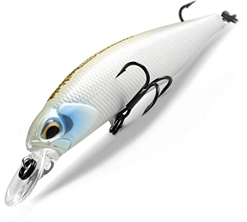 Wobbler BASS Slicker M63 SP in Color F 6,3 cm Köder fürs Angeln auf Barsch Zander Hecht & Co,flachlaufend