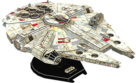 University Games Star Wars Millennium Falcon 3D Modellbausatz grau