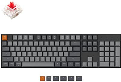 Keychron UK K10 Bluetooth Backlit Soldered Linear Switches Mac/PC Keyboard